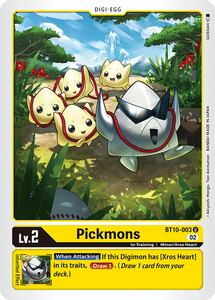 Pickmons BT10-003 U Xros Encounter Digimon TCG - guardiangamingtcgs