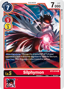 Silphymon BT3-014 R Release Special Booster Digimon TCG - guardiangamingtcgs