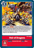 Heir of Dragons BT4-099 U Great Legend Digimon TCG - guardiangamingtcgs