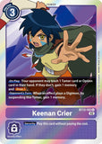 Foil Keenan Crier BT13-102 R Versus Royal Knights Digimon TCG - guardiangamingtcgs