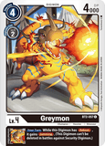 Greymon - BT2-057 C Release Special Booster Digimon TCG - guardiangamingtcgs