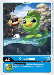 Chapmon BT13-002 U Versus Royal Knights Digimon TCG - guardiangamingtcgs