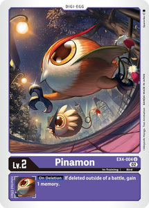 Pinamon EX4-004 U Alternative Being Booster Digimon TCG - guardiangamingtcgs