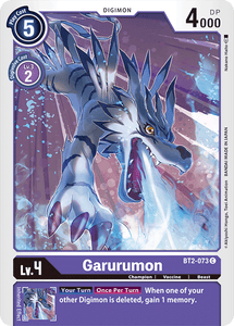 Garurumon - BT2-073 C Release Special Booster Digimon TCG - guardiangamingtcgs