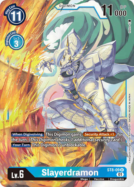 Foil Slayerdramon ST8-09 R Starter Deck 08: Ulforce Veedramon Digimon TCG - guardiangamingtcgs