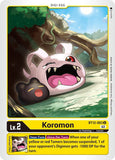 Koromon BT12-003 U Across Time Digimon TCG - guardiangamingtcgs