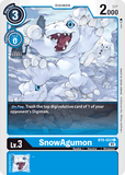 SnowAgumon BT8-022 C New Awakening Digimon TCG - guardiangamingtcgs