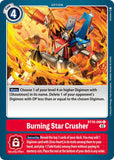 Burning Star Crusher BT10-096 C Xros Encounter Digimon TCG - guardiangamingtcgs