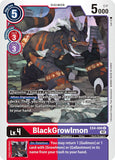 BlackGrowlmon EX4-008 U Alternative Being Booster Digimon TCG - guardiangamingtcgs