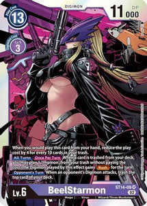 Foil BeelStarmon ST14-09 SR Starter Deck 14: Beelzemon Advanced Deck Set Digimon TCG - guardiangamingtcgs