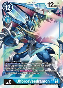 Foil UlforceVeedramon ST8-10 SR Starter Deck 08: Ulforce Veedramon Digimon TCG - guardiangamingtcgs