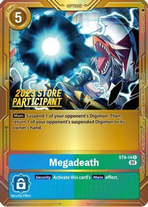 Foil Megadeath (2023 Store Participant) ST9-14 R Starter Deck 09: Ultimate Ancient Dragon Digimon TCG - guardiangamingtcgs