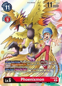 Foil Phoenixmon P-049 P Digimon Promotion Cards Digimon TCG - guardiangamingtcgs