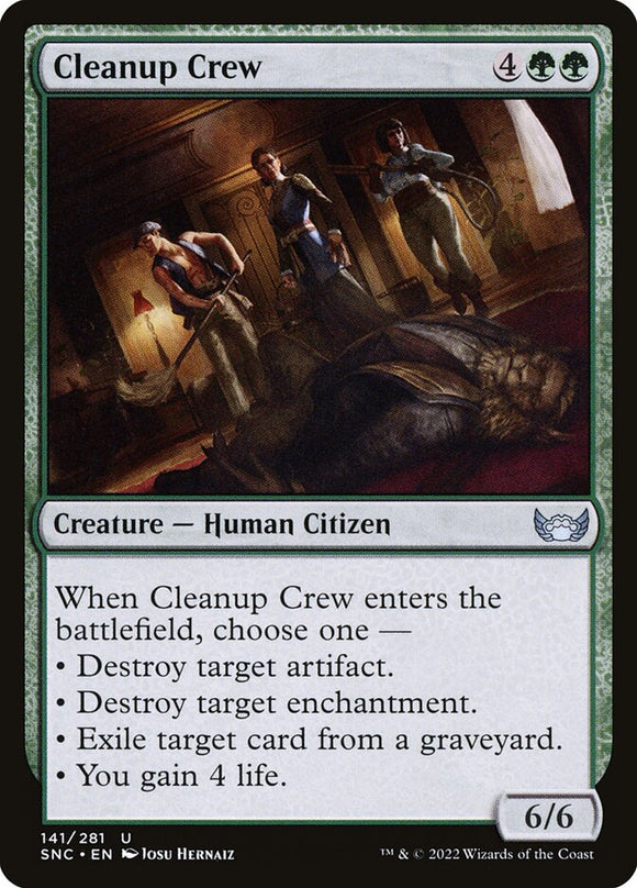 Cleanup Crew 141 U Streets of New Capenna MTG - guardiangamingtcgs