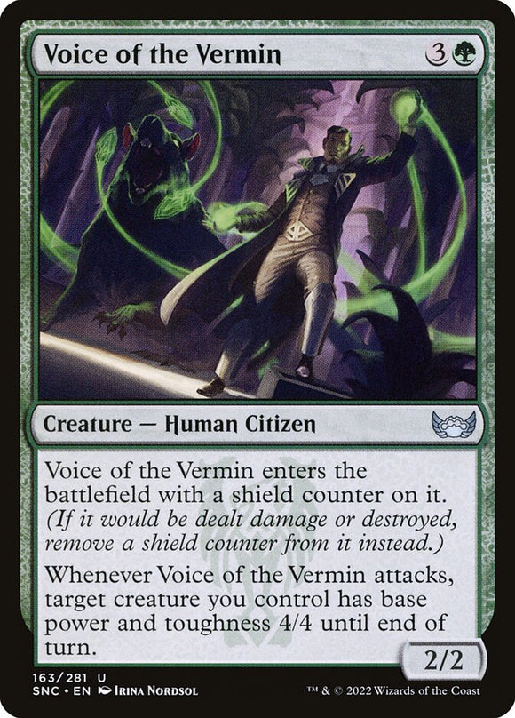 Voice of the Vermin 163 U Streets of New Capenna MTG - guardiangamingtcgs