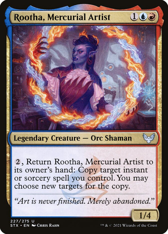 Rootha, Mercurial Artist 227 U Strixhaven: School of Mages MTG - guardiangamingtcgs