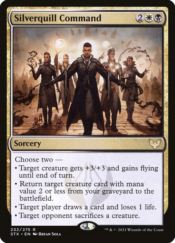 Silverquill Command 232 R Strixhaven: School of Mages MTG - guardiangamingtcgs