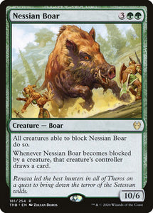 Nessian Boar 181 R Theros Beyond Death MTG - guardiangamingtcgs