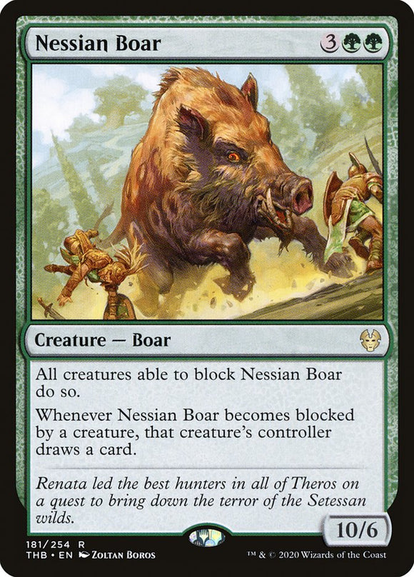 Nessian Boar 181 R Theros Beyond Death MTG - guardiangamingtcgs