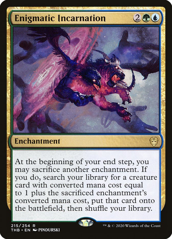 Enigmatic Incarnation 215 R Theros Beyond Death MTG - guardiangamingtcgs