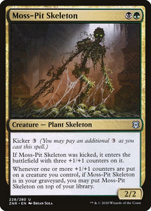 Moss-Pit Skeleton 228 U Zendikar Rising MTG - guardiangamingtcgs