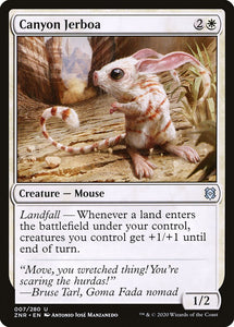 Canyon Jerboa 7 U Zendikar Rising MTG - guardiangamingtcgs