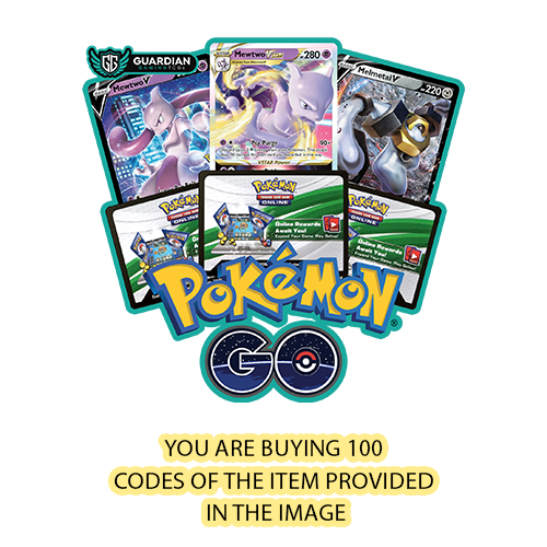 100x Pokemon GO Booster Pack TCGO PTCGO TCG Online Codes Live PTCGL - guardiangamingtcgs