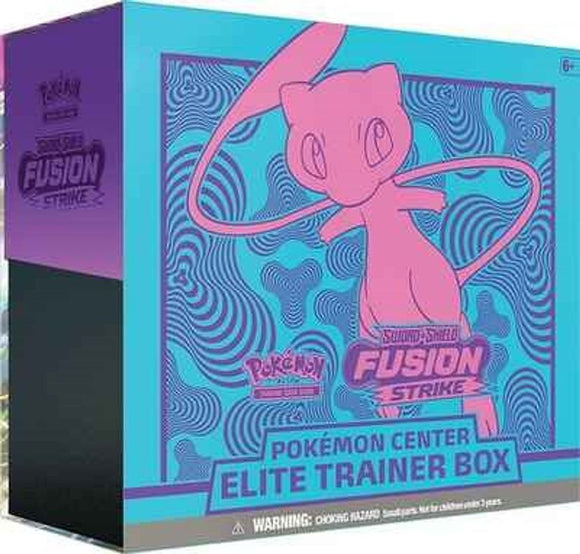 Fusion Strike Pokemon Center Elite Trainer Box (Exclusive) Gameplay Item Pokemon TCGO PTCGO TCG Online Codes Live PTCGL - guardiangamingtcgs