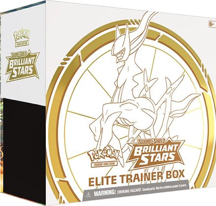 Brilliant Stars Arceus  Elite Trainer Box Gameplay Item Pokemon TCGO PTCGO TCG Online Codes Live PTCGL - guardiangamingtcgs