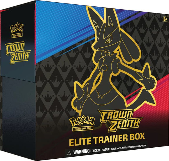 Crown Zenith Elite Trainer Box Gameplay Item Pokemon TCGO PTCGO TCG Online Codes Live PTCGL - guardiangamingtcgs