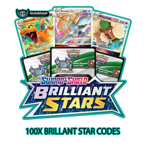 Brilliant Stars (100 Lot) Pokemon TCGO PTCGO TCG Online Codes Live PTCGL - guardiangamingtcgs