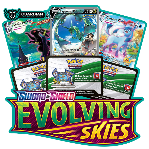 Sword and Shield Evolving Skies Pokemon TCGO Code Live PTCGL - guardiangamingtcgs