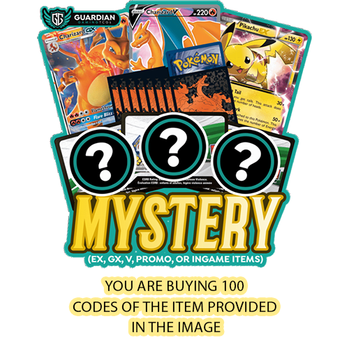 100 Random Mystery (Just Promo Codes & Gameplay Items) Pokemon TCGO PTCGO TCG Online Codes Live PTCGL - guardiangamingtcgs