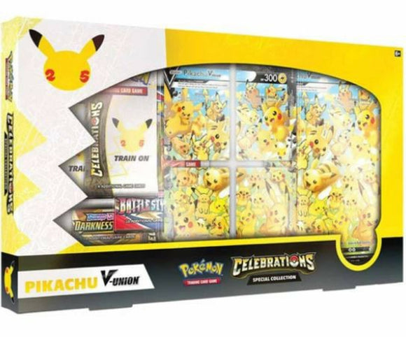 Pikachu V-Union Set of 4  Pokemon TCGO PTCGO TCG Online Codes Live PTCGL - guardiangamingtcgs