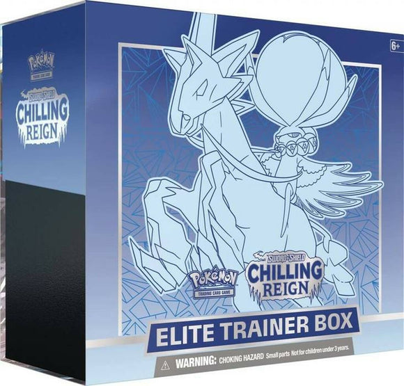 Chilling Reign ICE Rider Calyrex Elite Trainer Box Gameplay Item Pokemon TCGO PTCGO TCG Online Codes Live PTCGL - guardiangamingtcgs